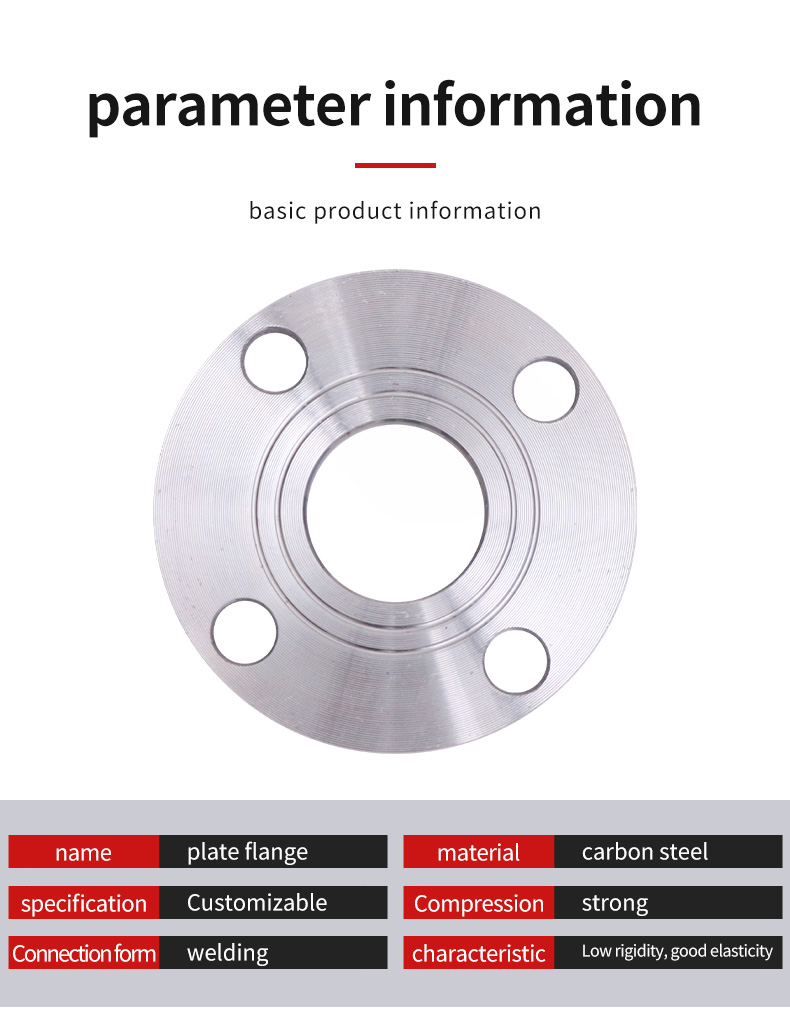 Plate flange
