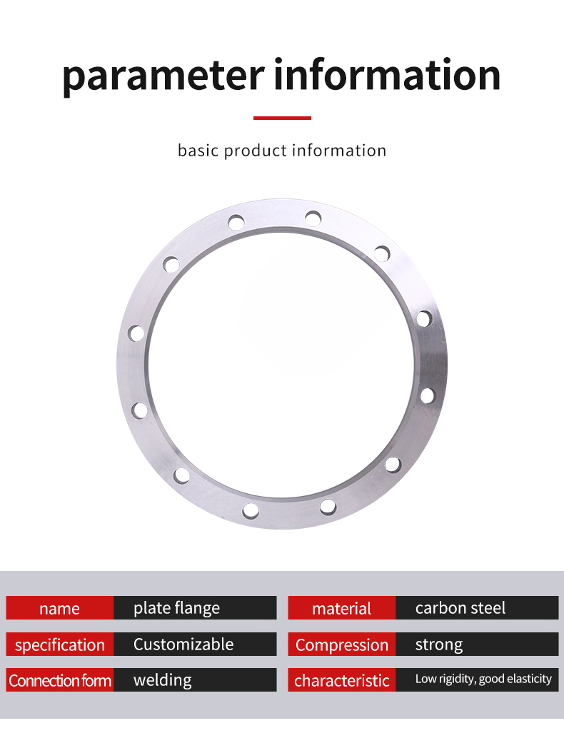 Plate flange