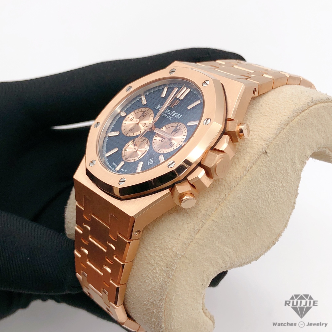 AP Royal Oak 26331, 18k Rose Gold Case, Blue Dial_Ruijie Watches