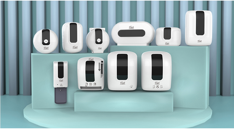 New Arrival New Series Paper Box Holder Paper Towel Automatic Sensor Touchless Hand Roll Paper Dispenser