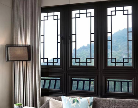 新中式落地窗