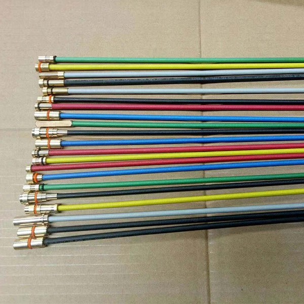 Gas shielded welding wire feeding tube