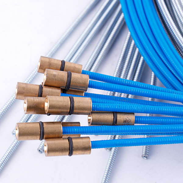 Gas shielded welding wire feeding tube