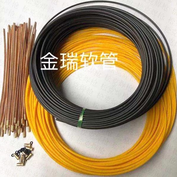 Aluminum welding wire feeding tube