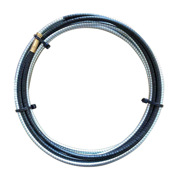 Gas shielded welding wire feeding tube