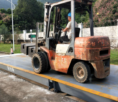 地磅安裝調試校準案例