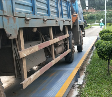 地磅安裝調試校準案例