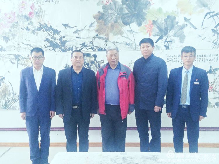 金牛帆布崔允良董事长莅临?V盾智慧消防参观学习