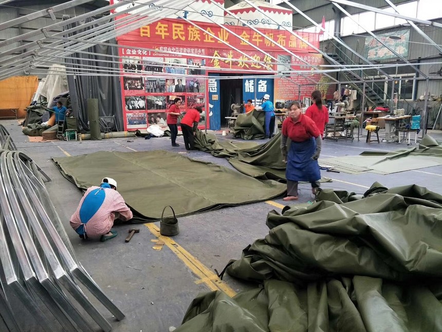 加工定做金牛帆布蒙古包