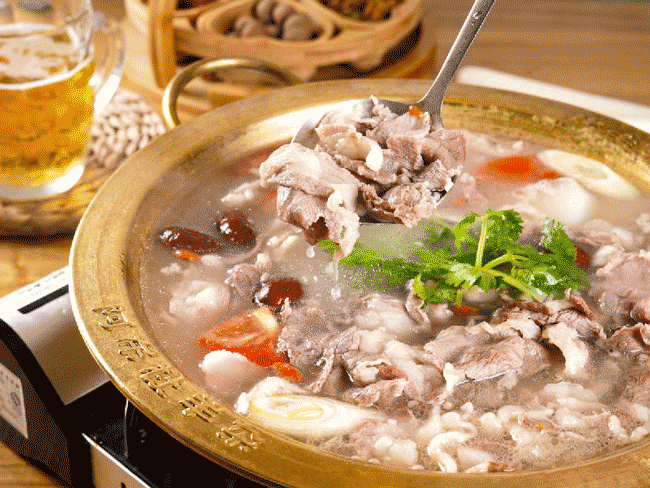 鲜羊肉火锅