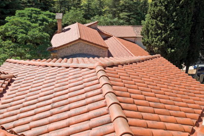 通风坡屋面——屋脊卷材