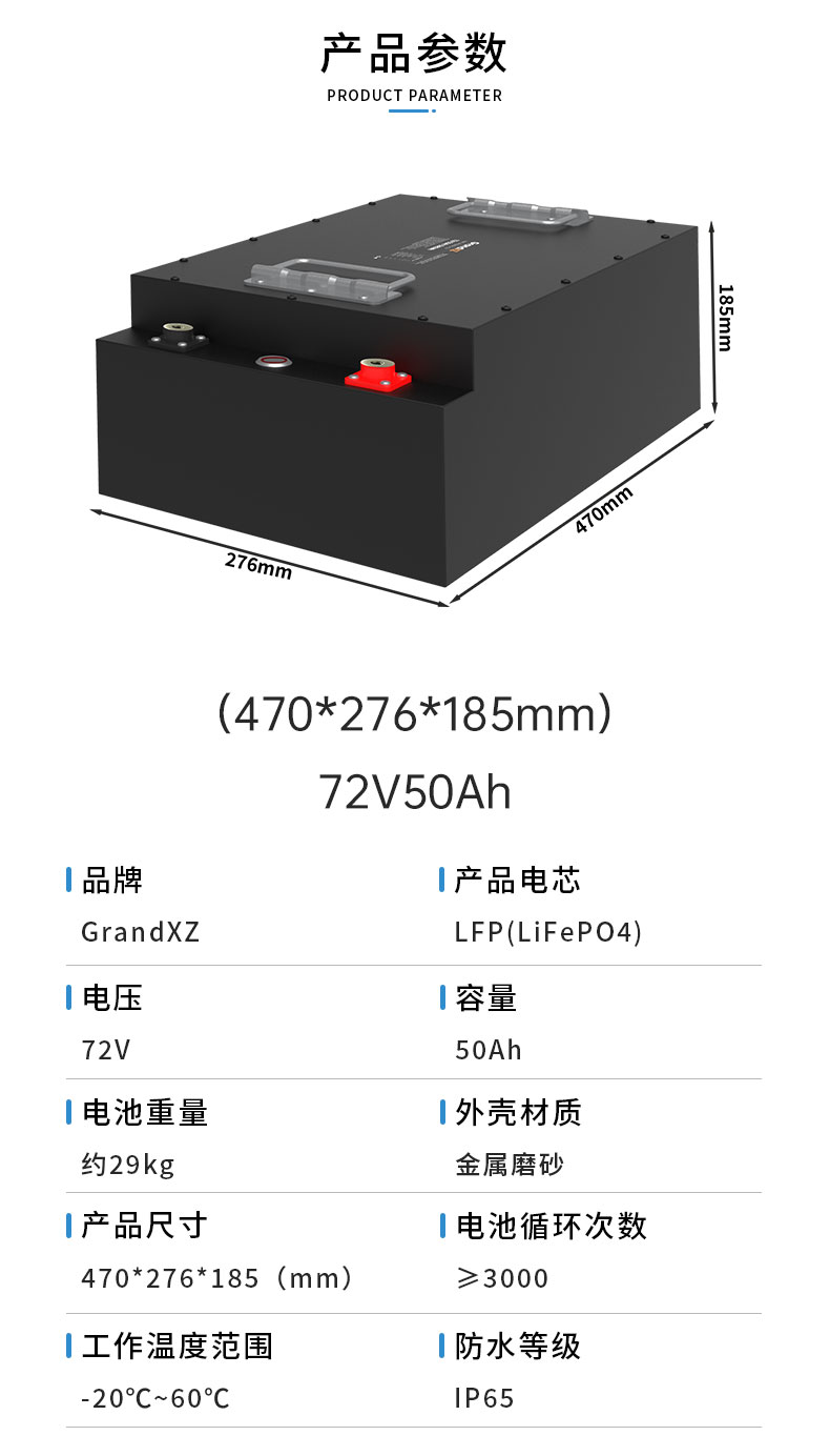 ﮵ز72V50Ah