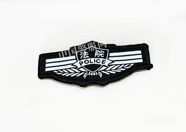 警察丝织胸徽-警服装备网-山东丰亿纺织