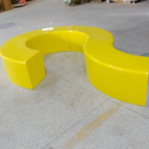 河南洛陽園林(lín)坐凳景觀玻(bō)璃鋼樹池組合玻璃鋼異形坐凳(dèng)座椅