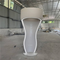 室(shì)內玻(bō)璃鋼(gāng)異形雕塑酒店大堂裝飾(shì)雕塑造型滑梯雕塑模型