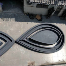 大型樹脂玻璃鋼花池樹池 泥土色的玻璃鋼樹池 玻璃鋼水滴花池