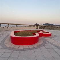 廣州玻璃鋼座椅定製廠家 園(yuán)林景觀樹池坐凳雕塑