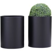 定製玻璃鋼戶外綠植景觀圓形大花缽商場花器(qì)