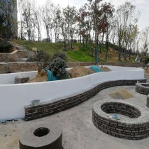 玻璃鋼圓形樹池坐凳景觀休閑