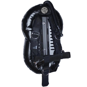 QMD 30LBS PSD CARBON MFB-04 单瓶公共安全潜水背飞组件