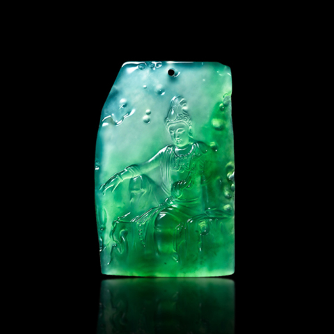 自在观音-庄家翡翠