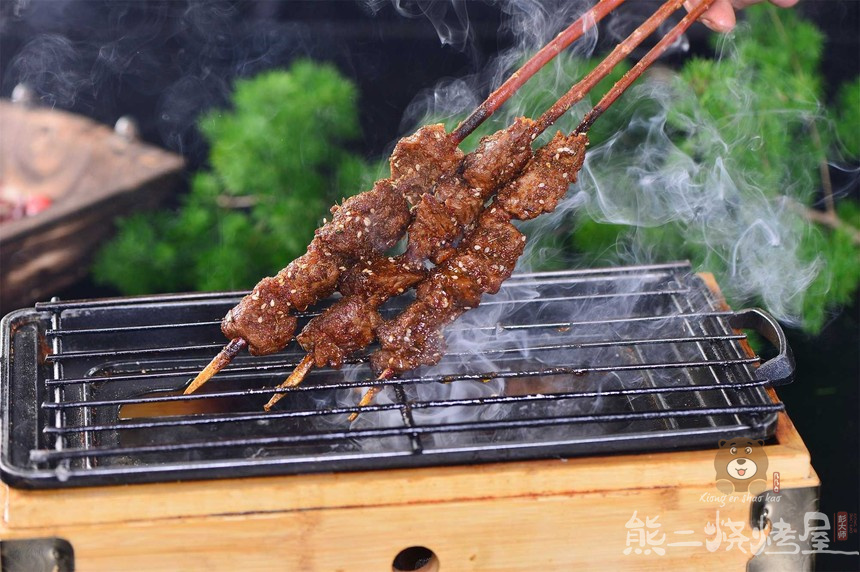 红柳大串烤牛肉