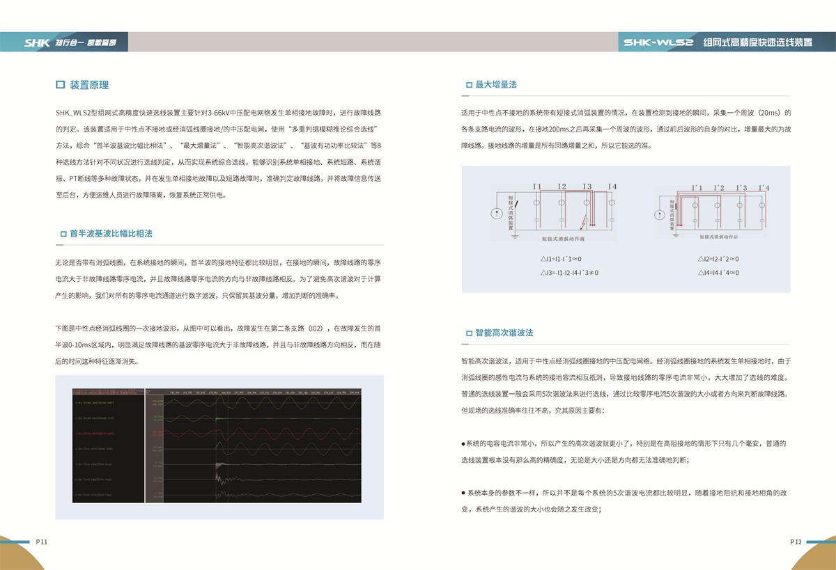88805.com新浦京电气SHK-WLS2组网式高精度快速选线装置原理