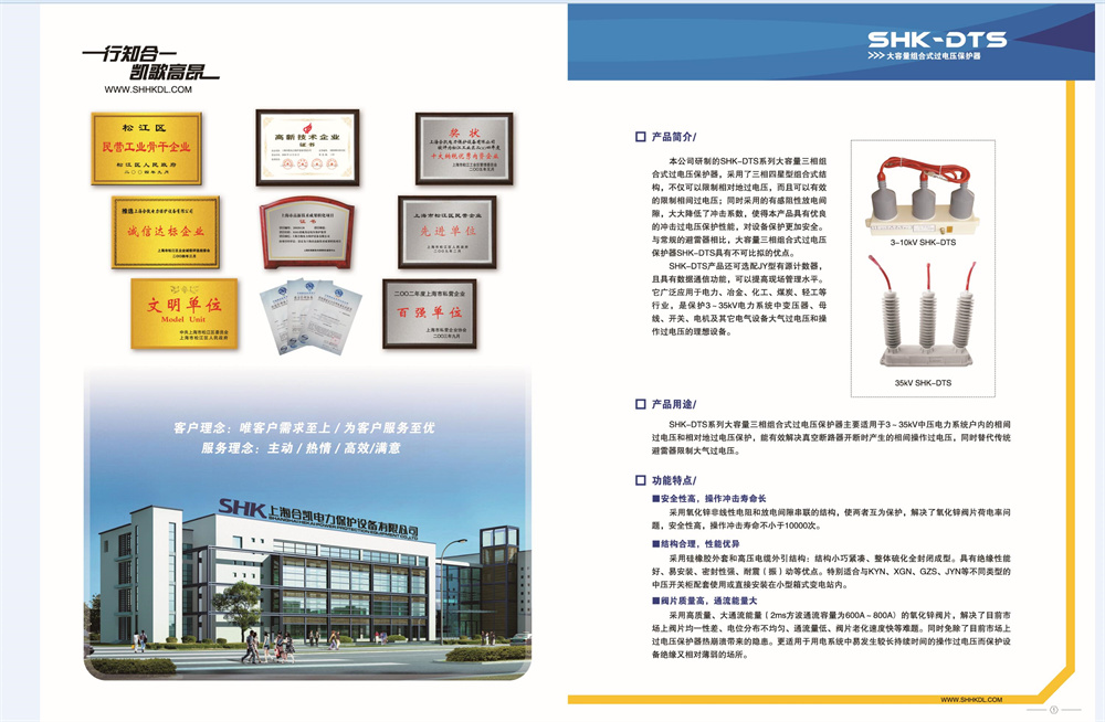88805.com新浦京电气SHK-DTS大容量组合式过电压保护器