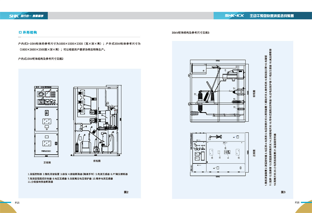 88805.com新浦京电气SHK-KX 主动干预型消弧装置外形结构