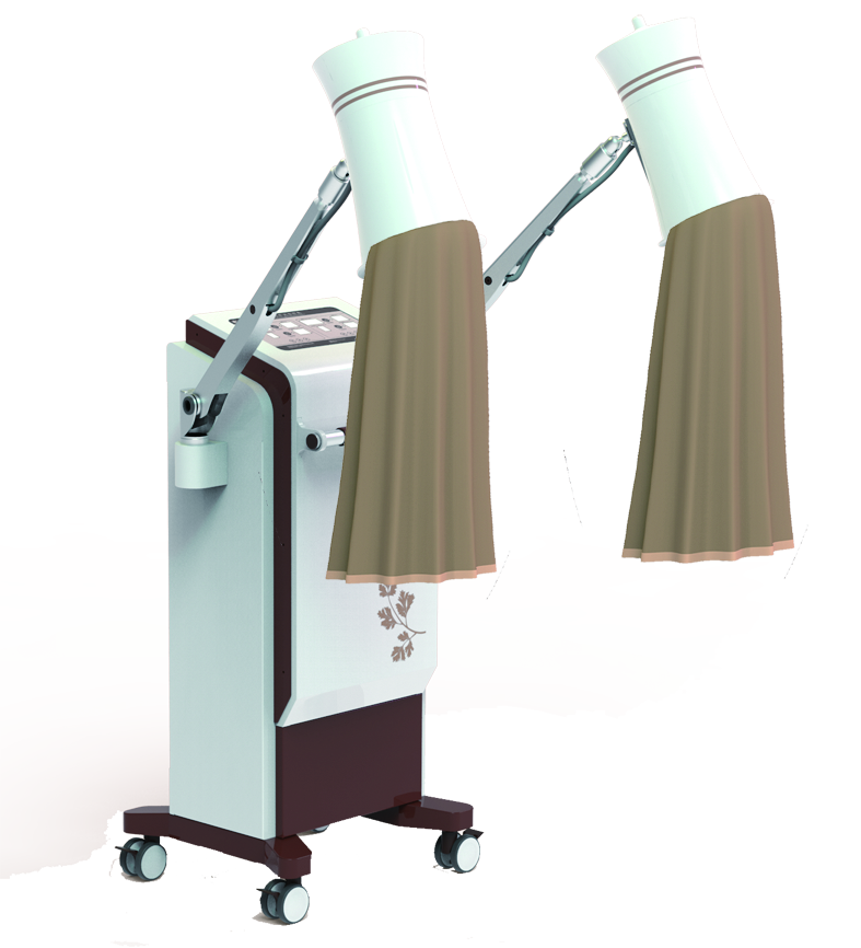 红外光灸疗机xy-hgj-ii4.治疗头具有三维旋转方向,适合不同体位治疗.