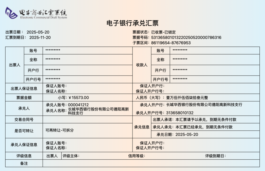 2025年11月13日電子商業(yè)承兌匯票貼現(xiàn)利率查詢 2025年11月13日電子商業(yè)承兌匯票貼現(xiàn)利率查詢