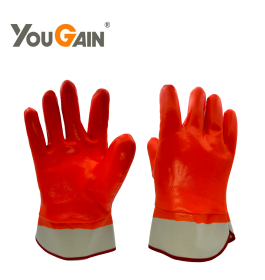 Jersey Fully Dip PVC Coated  Work Gloves