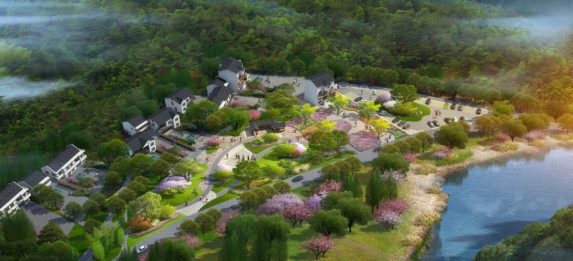 城市设计及概念设计——浙江杭州鸬鸟国际慢城_万丈集团
