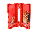 10 19pcs Metric Set Chipbreaker Impact Hex Shank Titanium Variable Helix Chip Breaker HSS Drill Bit