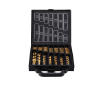99Pcs Metric DIN338 Titanium HSS Twist Drill Bit Set in Metal Box