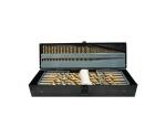 115Pcs Inch Jobber Length Titanium HSS Drill Bit Set in Metal Box