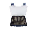 170Pcs Metric DIN338 Bright HSS Twist Drill Bit Set in Plastic Box