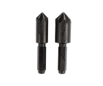 2Pcs Hex Shank 7 Flute HSS Carbon Steel Countersink Chamfering Drill Bit Set for Metal Deburring