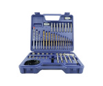 48Pcs Metric HSS Combination Drill Bit Set in Plastic Box