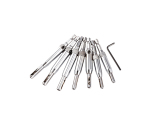 7Pcs Hex Shank Self Centreing Cabinet Hinge Drill Bit with Hex Wrench