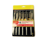 6Pcs Hex Shank Flat Wood Spade Bit Set in PVC Double Blister
