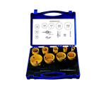 9Pcs HSS Bi-Metal Hole Saw Set in Plastic Box for Cutting Metal Wood  Plastic