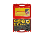 14Pcs HSS Bi-Metal Hole Saw Set in Plastic Box for Cutting Metal Wood Plastic