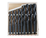 9 PCS DIN345 Roll Forged HSS Morse Taper Shank Drill Bits Set with Box