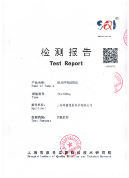 ZTA減震器檢測報告