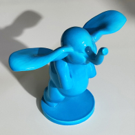 瓷感小飛象-3D打印擺件