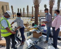 中東巴林安裝現(xiàn)場