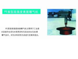 PE泵型高強度表面曝氣機