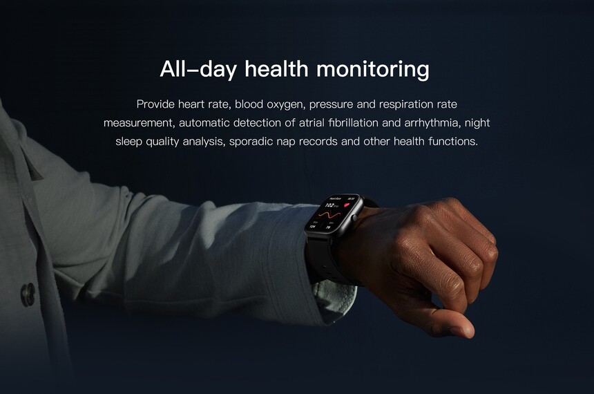 Long endurance relogio smartwatch 24hour heart rate monitoring for