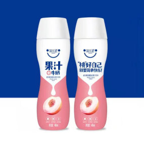果汁+牛奶480m桃